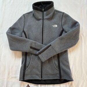 The North Face Fleece Jacket Women's XS Gray Full Zip Cozy Sherpa Lined